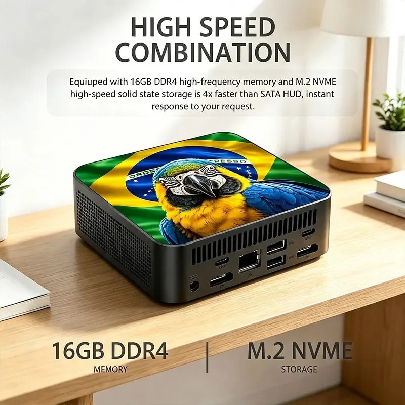 Mexico Brazil Flag Mini PC Int - Ddr3 Ram 评论和价格