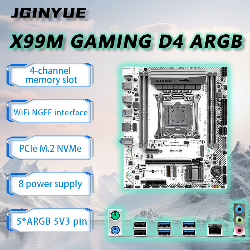 JGINYUE X99 Motherboard LGA201 - Ecc Ram Server 评论和价格