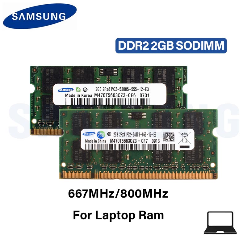 SAMSUNG DDR2 2GB PC2 5300S 640 - Ddr2 Ram 评论和价格