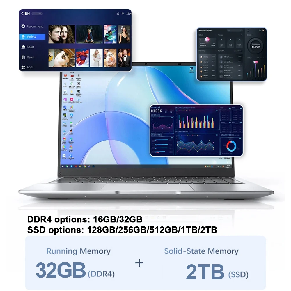 2026 New 14.1 Inch Ultra Thin  - Ddr4 Ram 评论和价格
