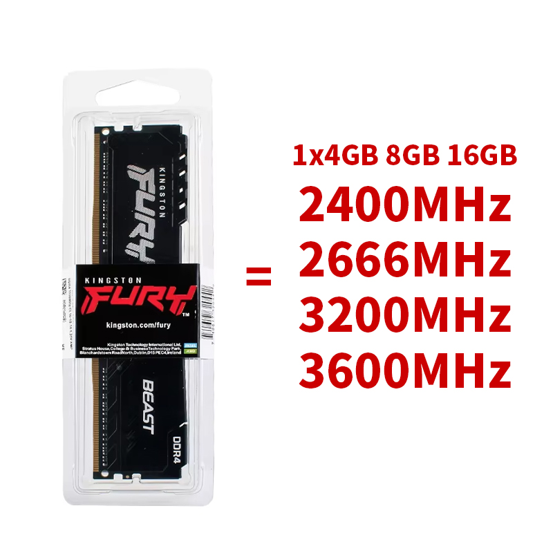 DDR4 Kingston BEAST RAM 3200MH - Ddr4 3200 16Gb 评论和价格