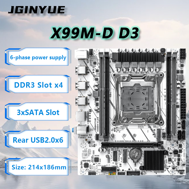 JGINYUE X99 Motherboard LGA201 - Ecc Ram Server 评论和价格