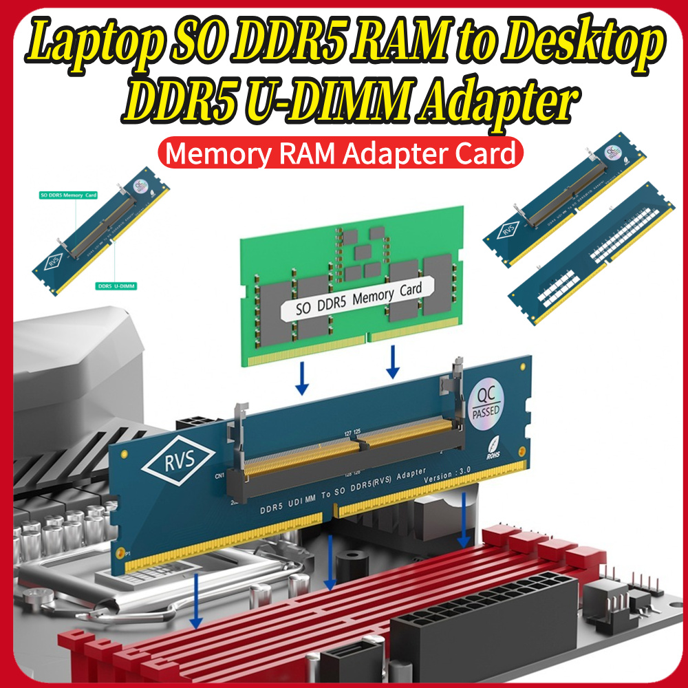 Laptop SO DDR5 RAM To Desktop  - Ram Memory Module 评论和价格