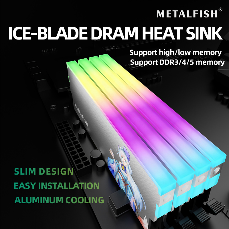 METALFISH DRAM Heatsink 5V-3PI - Ddr3 8Gb 评论和价格